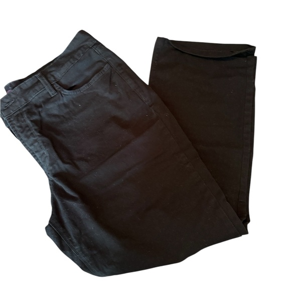 NYDJ Denim - NYDJ Marilyn Straight black jeans 16p